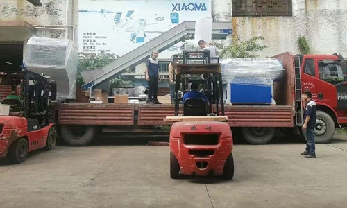 曉馬重型破碎機出貨廣州、江西